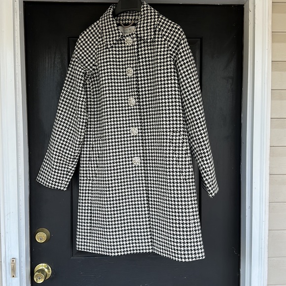 J.Crew Collection Car Coat in Houndstooth English Wool - Picture 2 of 16